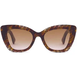 Fendi - F is Fendi - Square Sunglasses - Havana - Sunglasses - Fendi Eyewear - Avvenice
