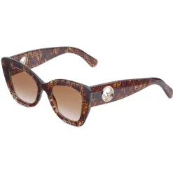 Fendi - F is Fendi - Square Sunglasses - Havana - Sunglasses - Fendi Eyewear - Avvenice