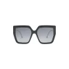 Fendi - F is Fendi - Square Oversize Sunglasses - Black - Sunglasses - Fendi Eyewear - Avvenice