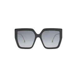 Fendi - F is Fendi - Square Oversize Sunglasses - Black - Sunglasses - Fendi Eyewear - Avvenice