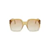 Fendi - Fendi Dawn - Oversize Square Sunglasses - Light Brown - Sunglasses - Fendi Eyewear - Avvenice