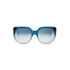 Fendi - Fendi Dawn - Oversize Round Sunglasses - Blue - Sunglasses - Fendi Eyewear - Avvenice