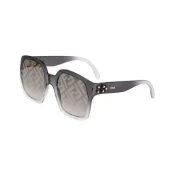 Fendi - Fendi Dawn - Oversize Square Sunglasses - Black - Sunglasses - Fendi Eyewear - Avvenice