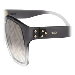 Fendi - Fendi Dawn - Oversize Square Sunglasses - Black - Sunglasses - Fendi Eyewear - Avvenice