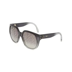 Fendi - Fendi Dawn - Oversize Round Sunglasses - Black - Sunglasses - Fendi Eyewear - Avvenice