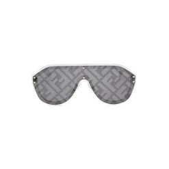 Fendi - Fendi Fabulous - Shield Sunglasses - Gold Gray - Sunglasses - Fendi Eyewear - Avvenice