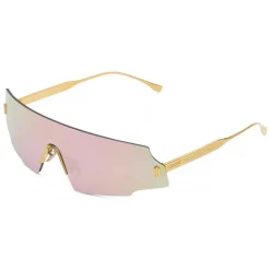 Fendi - Fendi Forceful - Shield Sunglasses - Rose Gold - Sunglasses - Fendi Eyewear - Avvenice