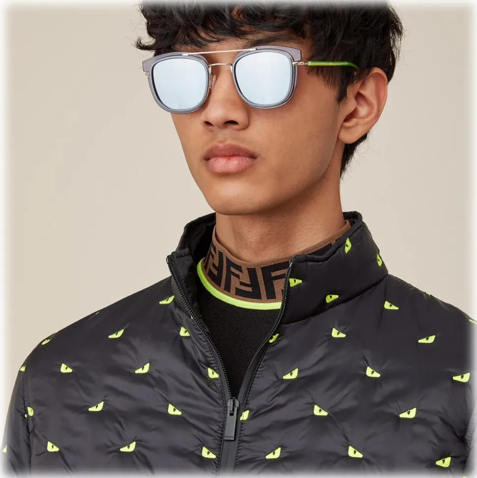 Fendi - Fendi Glass - Square Sunglasses - Grey Palladium - Sunglasses - Fendi Eyewear - Avvenice