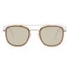 Fendi - Fendi Glass - Square Sunglasses - Transparent Gold - Sunglasses - Fendi Eyewear - Avvenice