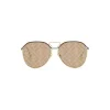 Fendi - Fendi Grid - Pilot Sunglasses - Brown Gold - Sunglasses - Fendi Eyewear - Avvenice