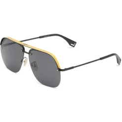 Fendi - Fendi Pack - Pilot Sunglasses - Black - Sunglasses - Fendi Eyewear - Avvenice