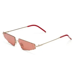 Fendi - FendiFiend - Cat Eye Sunglasses - Gold Red - Sunglasses - Fendi Eyewear - Avvenice