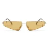 Fendi - FendiFiend - Cat Eye Sunglasses - Gold Brown - Sunglasses - Fendi Eyewear - Avvenice