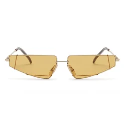 Fendi - FendiFiend - Cat Eye Sunglasses - Gold Brown - Sunglasses - Fendi Eyewear - Avvenice