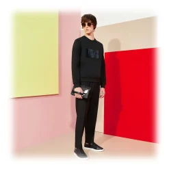 Fendi - FendiFiend - Round Pilot Sunglasses - Gold Blue - Sunglasses - Fendi Eyewear - Avvenice