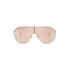 Fendi - FF Family - Shield Sunglasses - Pink - Sunglasses - Fendi Eyewear - Avvenice