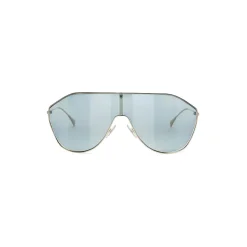 Fendi - FF Family - Shield Sunglasses - Gold light Blue - Sunglasses - Fendi Eyewear - Avvenice