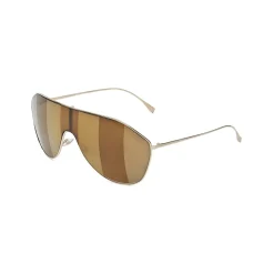 Fendi - FF Family - Shield Sunglasses - Brown - Sunglasses - Fendi Eyewear - Avvenice