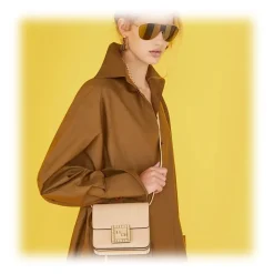 Fendi - FF Family - Shield Sunglasses - Brown - Sunglasses - Fendi Eyewear - Avvenice