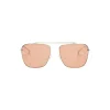 Fendi - FF Family - Square Caravan Sunglasses - Gold Orange - Sunglasses - Fendi Eyewear - Avvenice