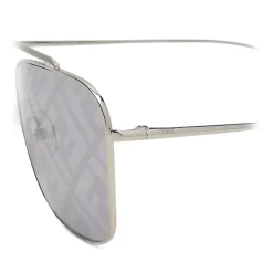 Fendi - FF Family - Square Caravan Sunglasses - Gold Gray - Sunglasses - Fendi Eyewear - Avvenice