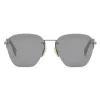 Fendi - FF- Rimless Sunglasses - Ruthenium Black - Sunglasses - Fendi Eyewear - Avvenice