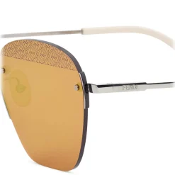 Fendi - FF- Rimless Sunglasses - Ruthenium - Sunglasses - Fendi Eyewear - Avvenice