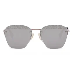 Fendi - FF- Rimless Sunglasses - Palladium - Sunglasses - Fendi Eyewear - Avvenice