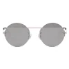Fendi - FF- Round Sunglasses - Palladium - Sunglasses - Fendi Eyewear - Avvenice