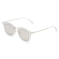 Fendi - FF- Square Sunglasses - Transparent Gold - Sunglasses - Fendi Eyewear - Avvenice