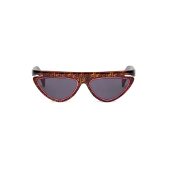 Fendi - Ffluo - Cat Eye Sunglasses - Brown - Sunglasses - Fendi Eyewear - Avvenice