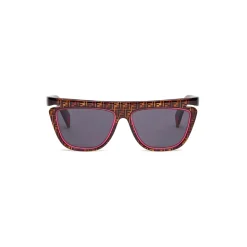 Fendi - Ffluo - Square Sunglasses - Havana - Sunglasses - Fendi Eyewear - Avvenice