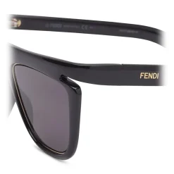 Fendi - Ffluo - Square Sunglasses - Black - Sunglasses - Fendi Eyewear - Avvenice