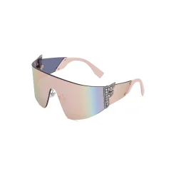 Fendi - Ffreedom - Mask Sunglasses - Pink - Sunglasses - Fendi Eyewear - Avvenice