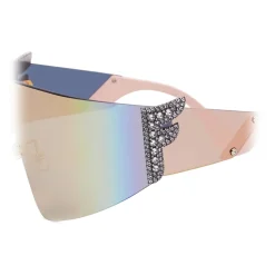 Fendi - Ffreedom - Mask Sunglasses - Pink - Sunglasses - Fendi Eyewear - Avvenice
