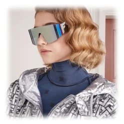 Fendi - Ffreedom - Mask Sunglasses - Gray - Sunglasses - Fendi Eyewear - Avvenice