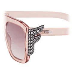 Fendi - Ffreedom - Square Sunglasses - Pink - Sunglasses - Fendi Eyewear - Avvenice