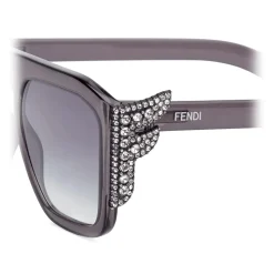 Fendi - Ffreedom - Square Sunglasses - Gray - Sunglasses - Fendi Eyewear - Avvenice