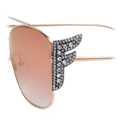 Fendi - Ffreedom - Square Sunglasses - Gold Pink - Sunglasses - Fendi Eyewear - Avvenice