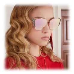 Fendi - Ffreedom - Square Sunglasses - Gold Pink - Sunglasses - Fendi Eyewear - Avvenice