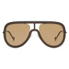 Fendi - Futuristic Fendi - Mask Sunglasses - Black - Sunglasses - Fendi Eyewear - Avvenice