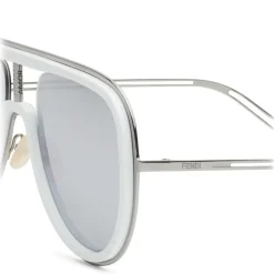 Fendi - Futuristic Fendi - Mask Sunglasses - Gold Black - Sunglasses - Fendi Eyewear - Avvenice