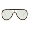 Fendi - Futuristic Fendi - Mask Sunglasses - Gold Black - Sunglasses - Fendi Eyewear - Avvenice