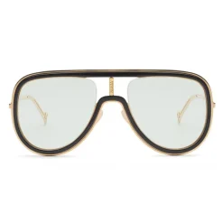 Fendi - Futuristic Fendi - Mask Sunglasses - Gold Black - Sunglasses - Fendi Eyewear - Avvenice