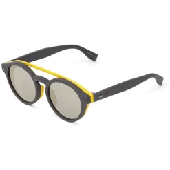 Fendi - I See You - Grey Asian Fit Round Sunglasses - Sunglasses - Fendi Eyewear - Avvenice