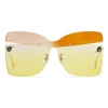 Fendi - Karligraphy - Butterfly Sunglasses - Gold Rose Orange - Sunglasses - Fendi Eyewear - Avvenice