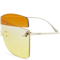 Fendi - Karligraphy - Butterfly Sunglasses - Gold Rose Orange - Sunglasses - Fendi Eyewear - Avvenice