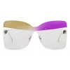 Fendi - Karligraphy - Butterfly Sunglasses - Gold Tobacco Purple - Sunglasses - Fendi Eyewear - Avvenice