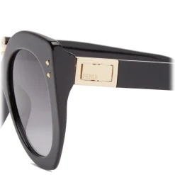 Fendi - Peeakaboo - Black Butterfly Sunglasses - Sunglasses - Fendi Eyewear - Avvenice