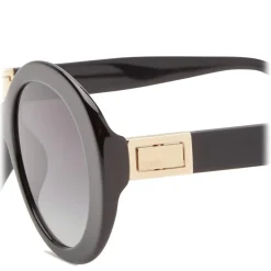 Fendi - Peeakaboo - Black Round Sunglasses - Sunglasses - Fendi Eyewear - Avvenice
